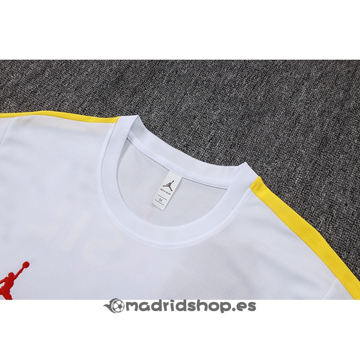 Chandal del Brasil Manga Corta 26-27 Blanco - Pantalon Corto
